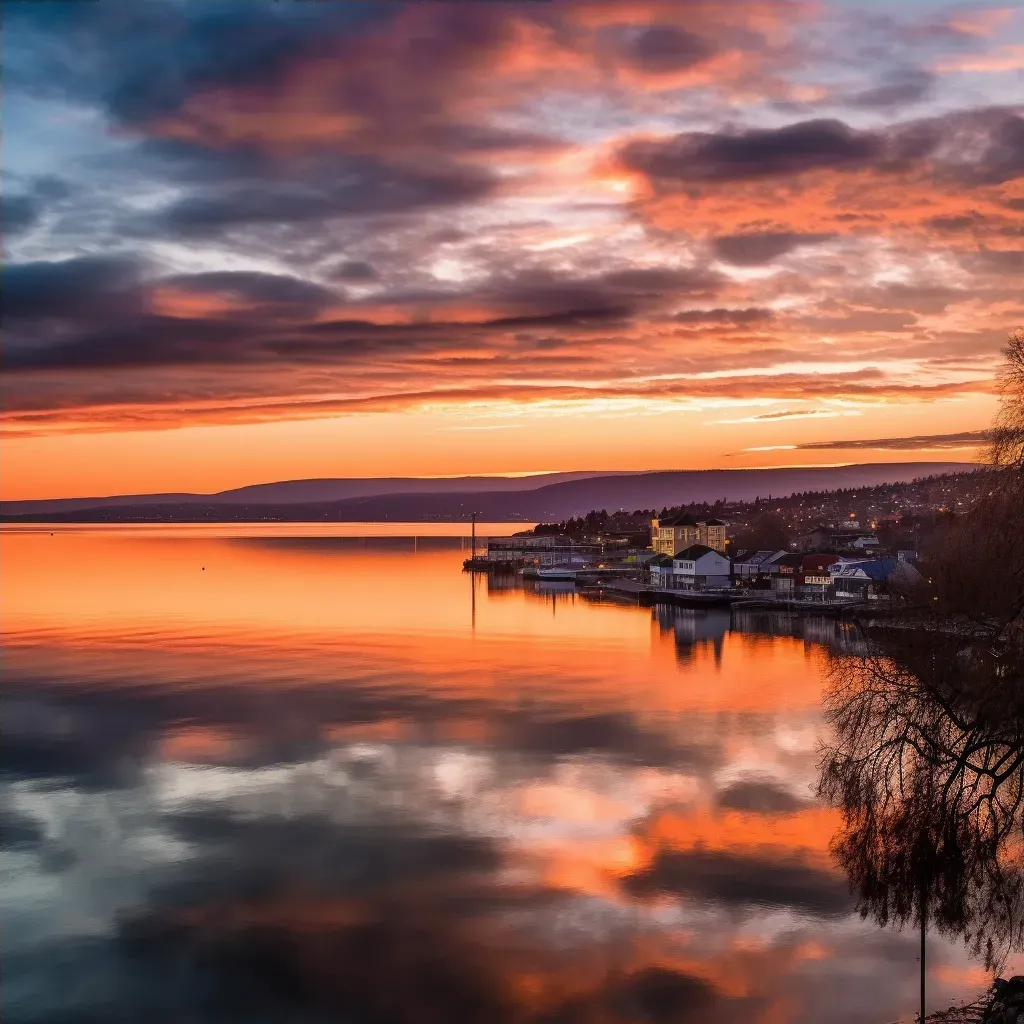 Oslo Fjord Sunrise Serenity