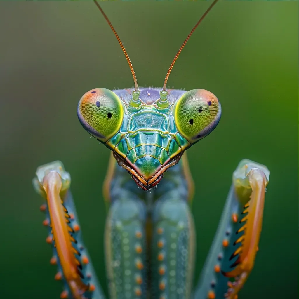 Praying Mantis Staring