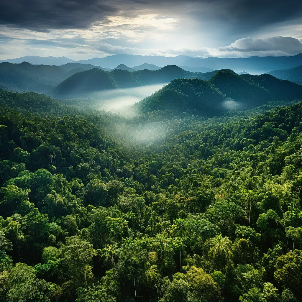 Rainforest Canopy Panorama