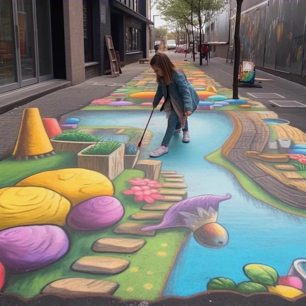 Interactive Street Chalkings