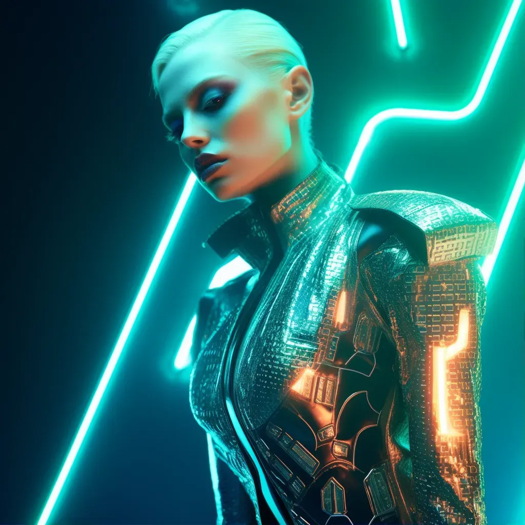 Future neon cyber luxe - Image 1