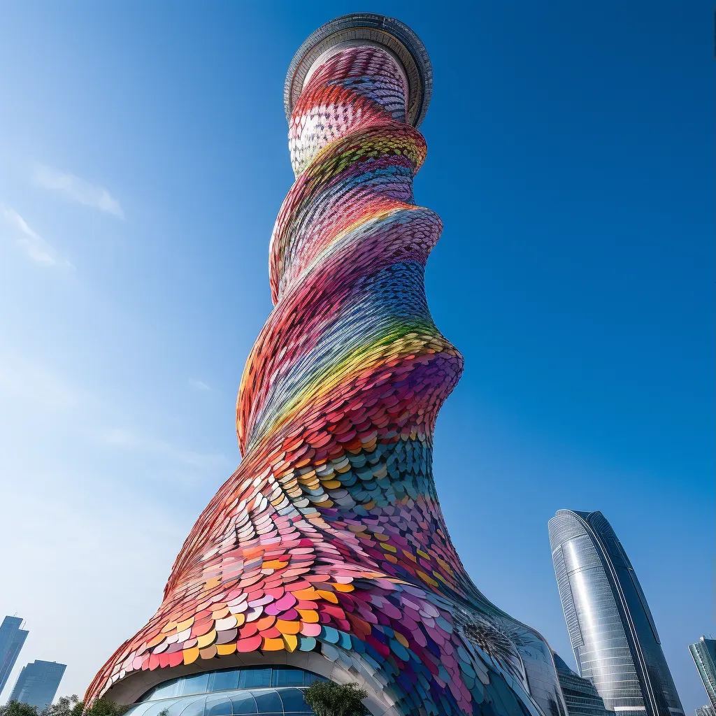 Image of Shanghai Tower symbolizing modern architectural ambition in vibrant cityscape - Image 1