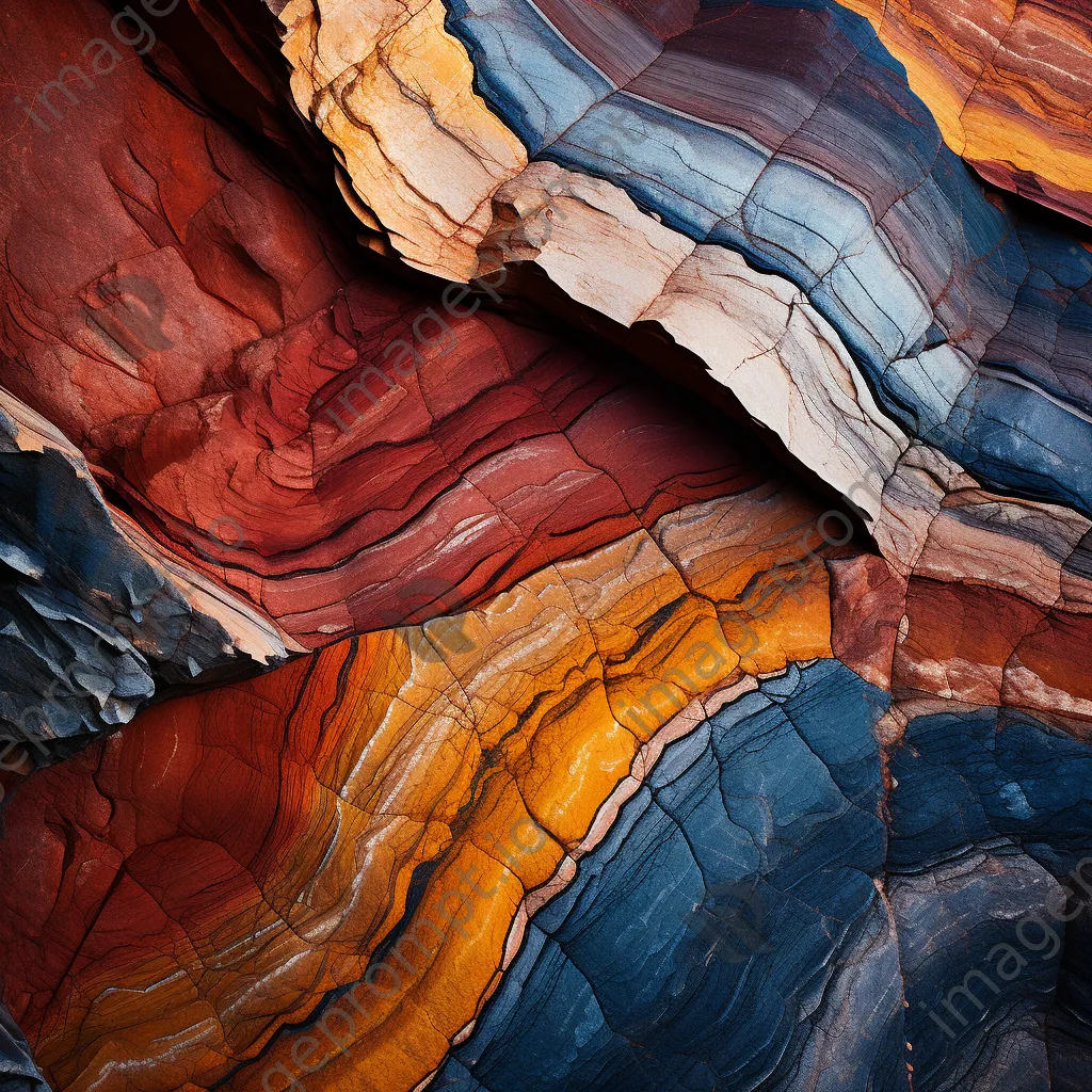 Macro shot of rock arch texture - Image 4