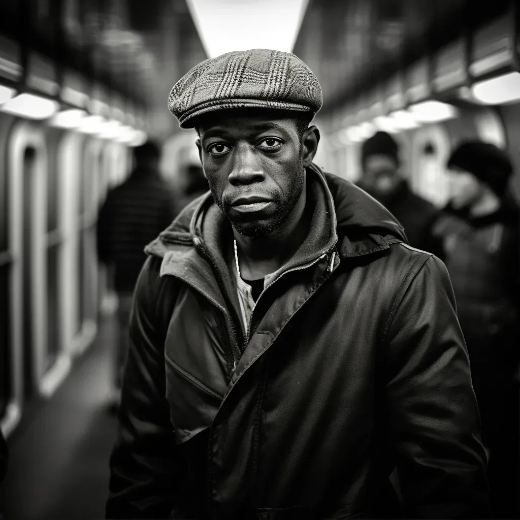 Subway Platform Street Portrait