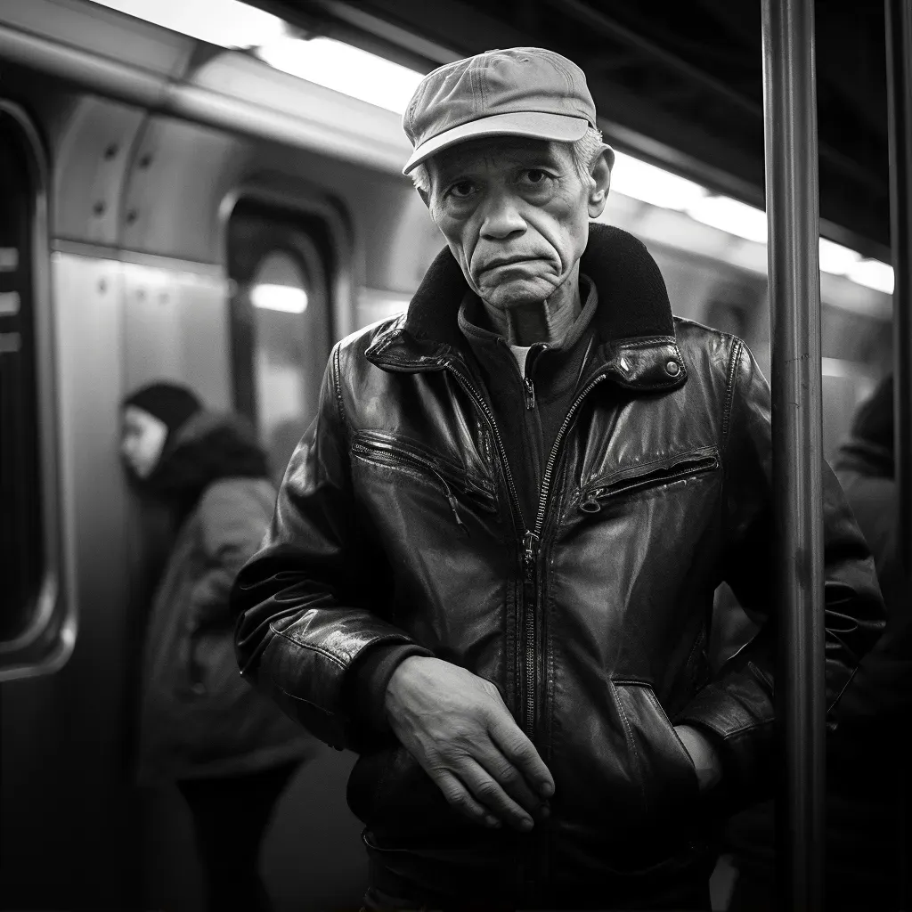 Subway platform street portrait - Image 2