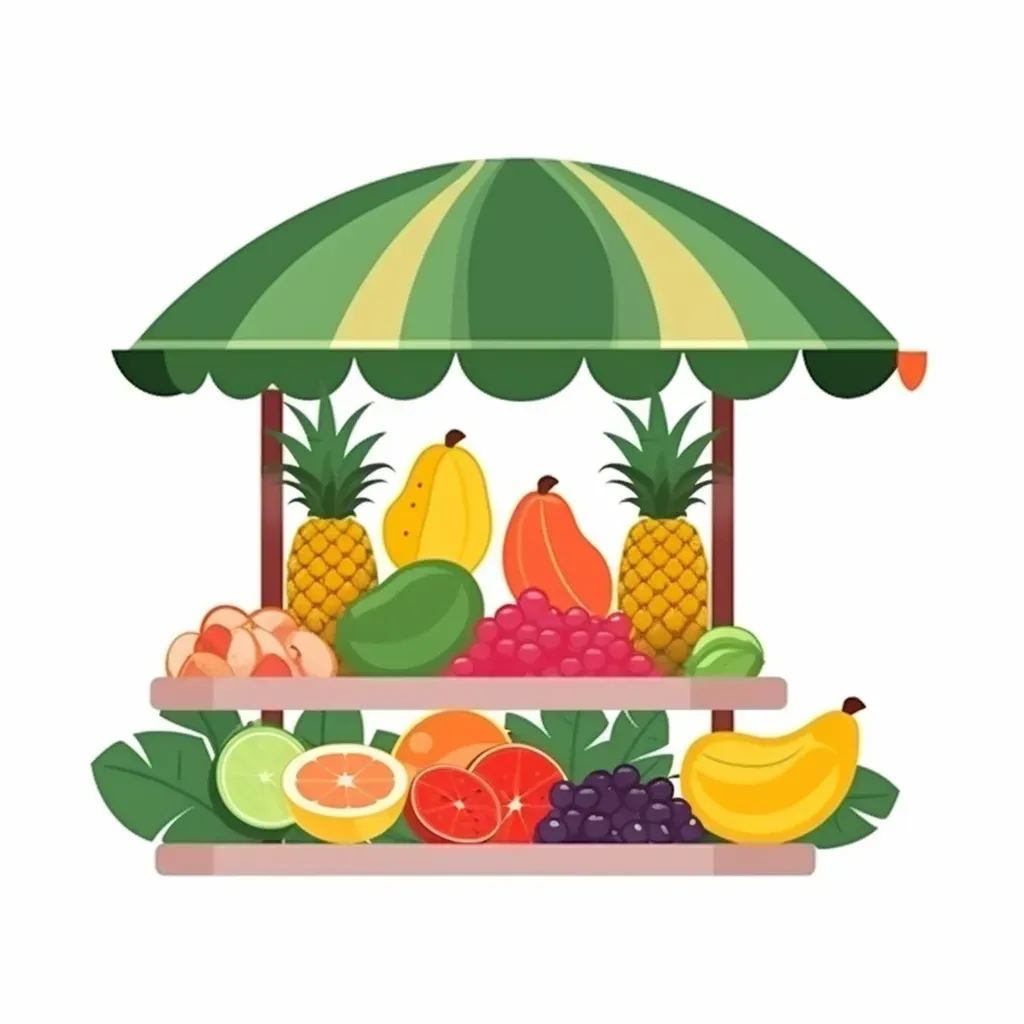 Tropical Fruit Stand Logo