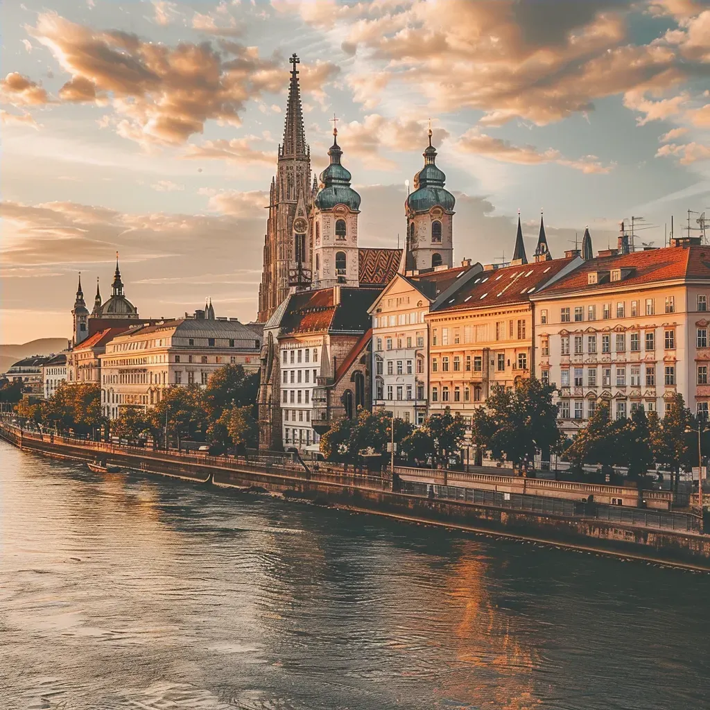 Vienna skyline river - Image 4