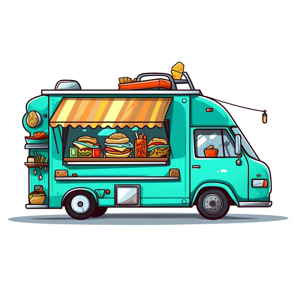 Food Truck Wordmark Logo - Image 2