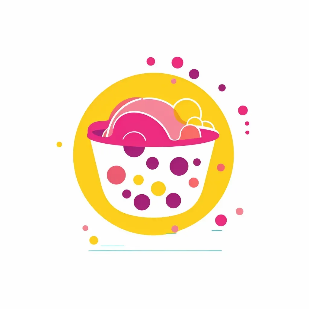 Image of a colorful froyo shop logo with a stylized froyo cup icon in pink and yellow colors - Image 2