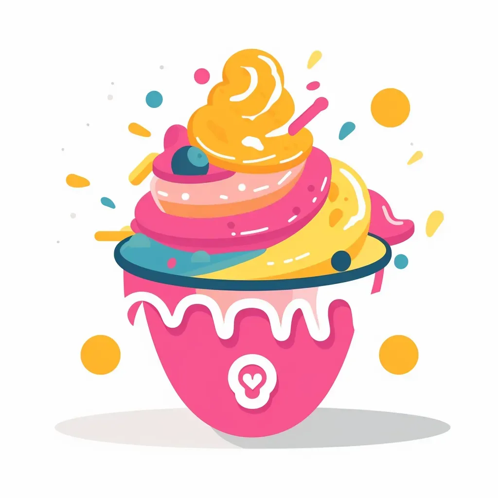 Playful Froyo Shop Logo