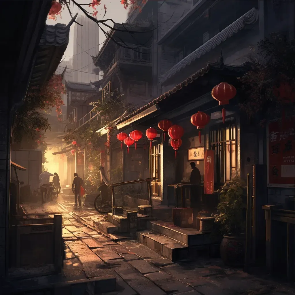 Beijing Hutong Alleyways