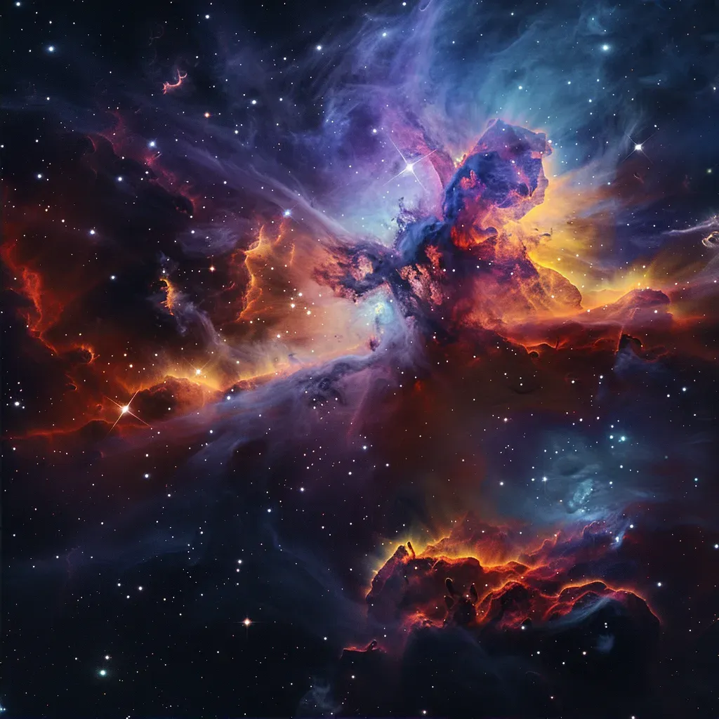 Colorful nebula in deep space captured with a Nikon Z7 II - Image 2