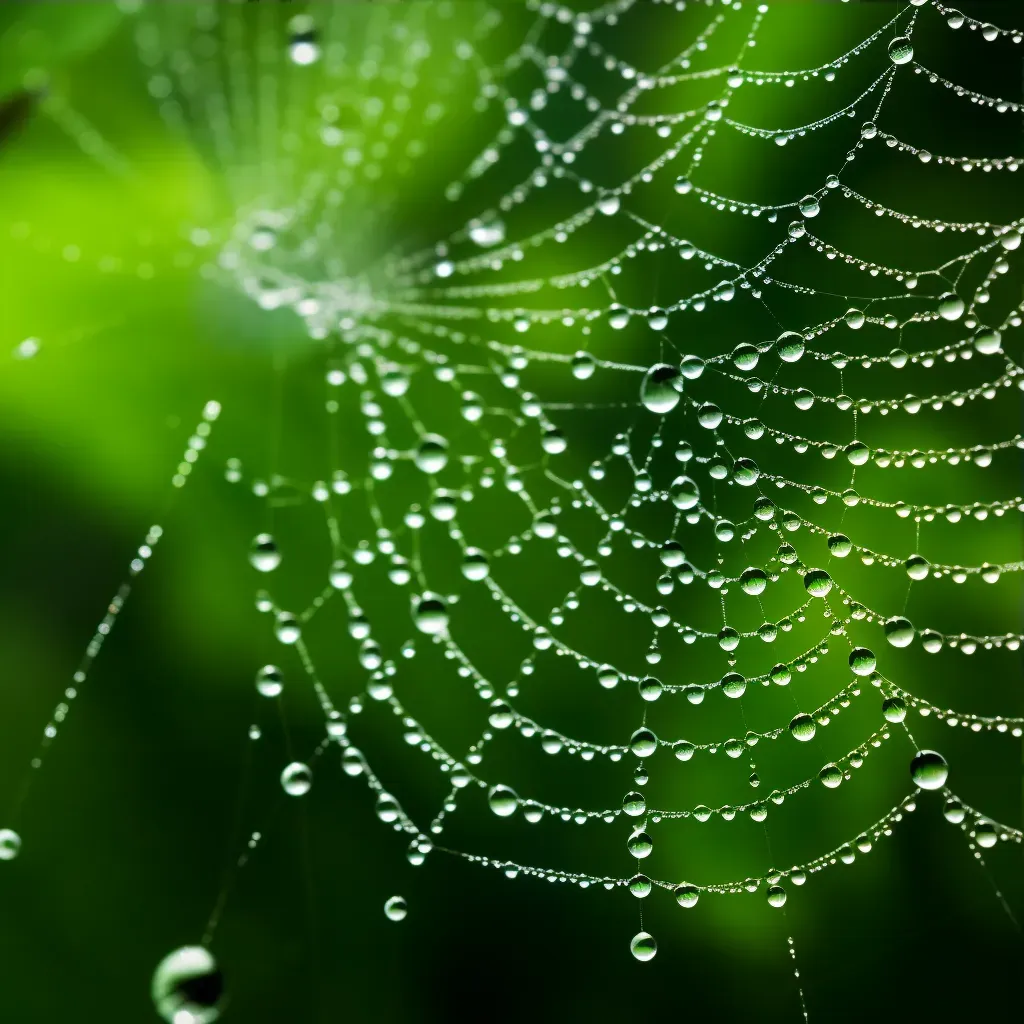 spider web dew drops - Image 3