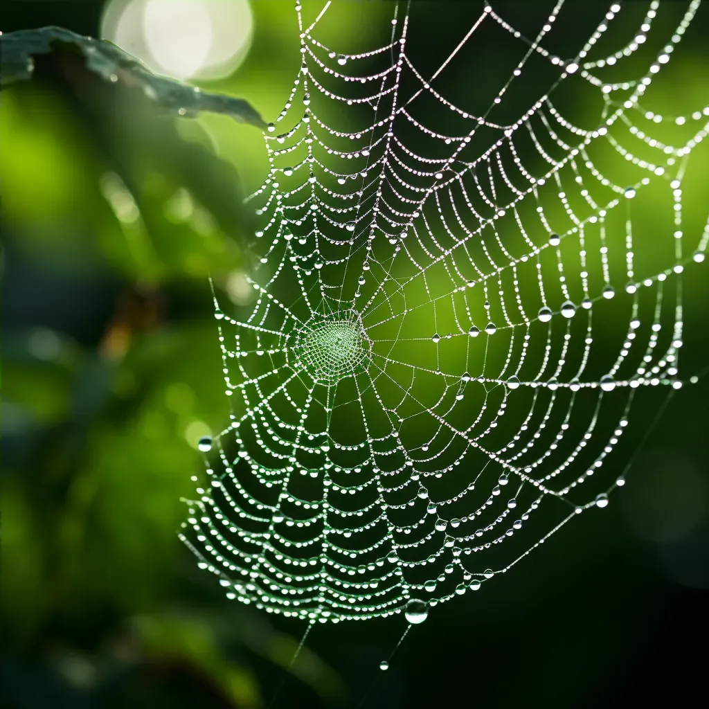 spider web dew drops - Image 4