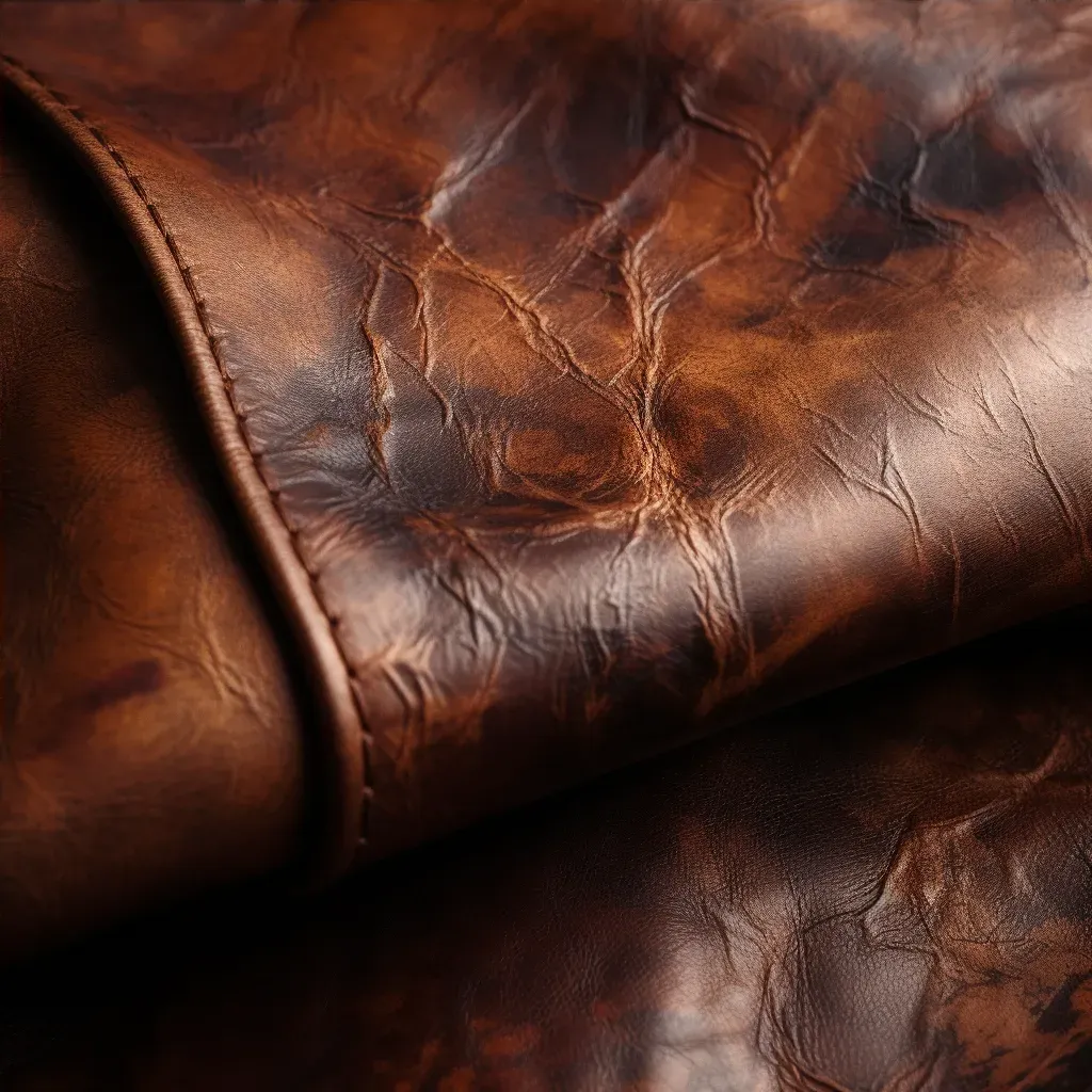 close-up of leather texture - Image 4