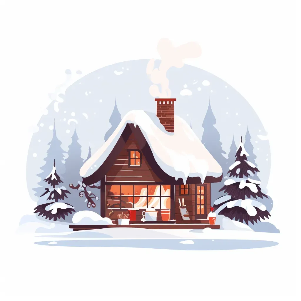 Winter Cabin Cafe Logo