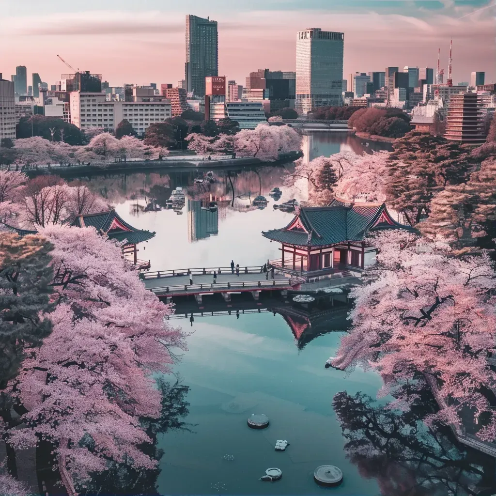 Ueno Park cherry blossoms - Image 1