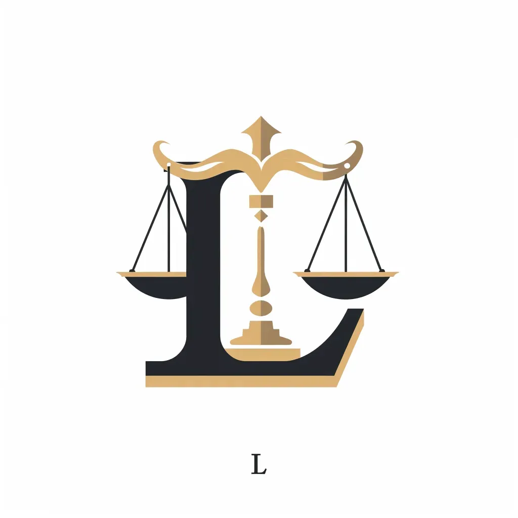 Elegant Legal Letter Mark Logo - Image 1