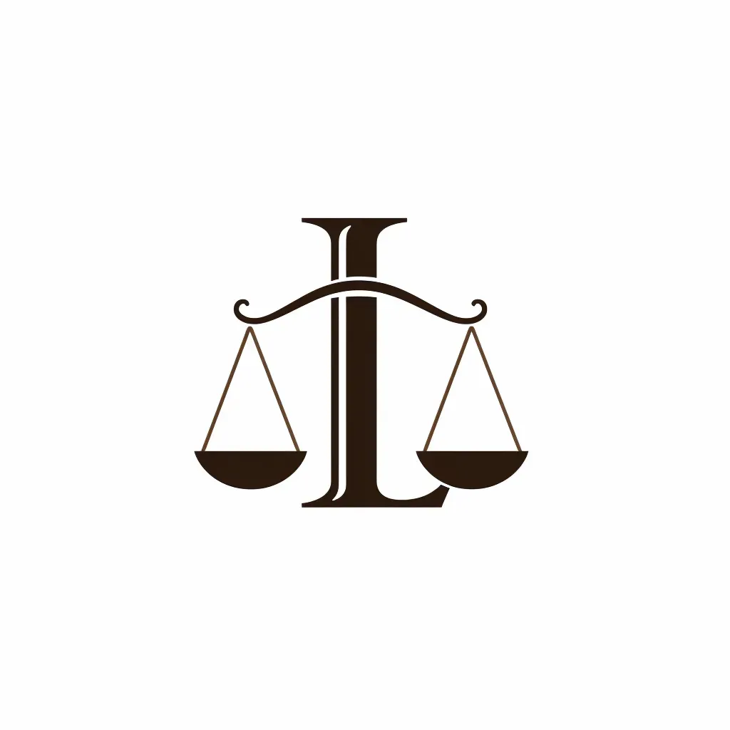 Elegant Legal Letter Mark Logo