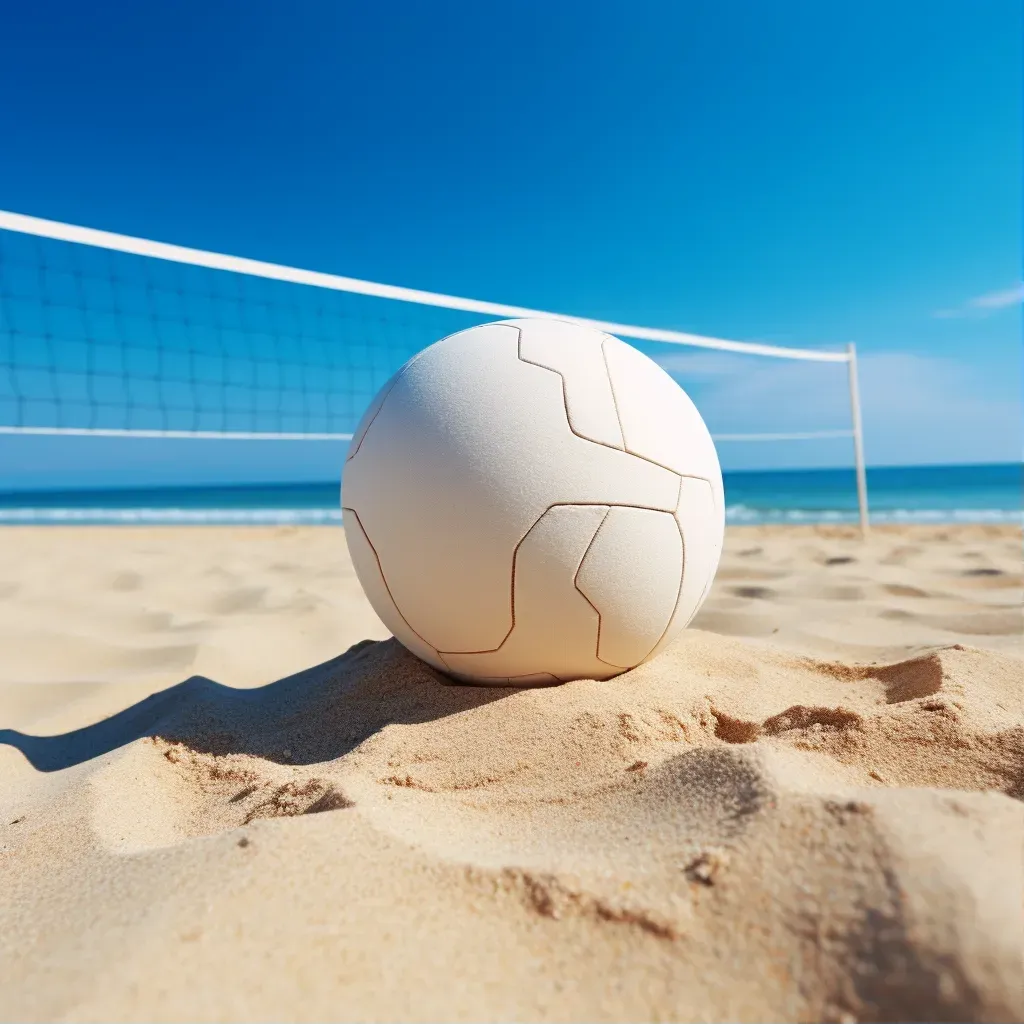 volleyball on beach - Image 1