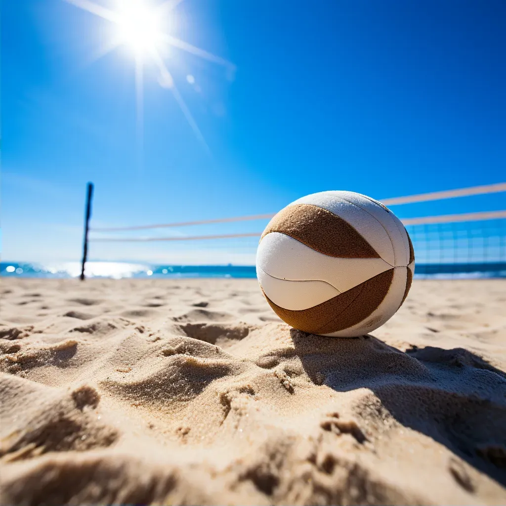 volleyball on beach - Image 2