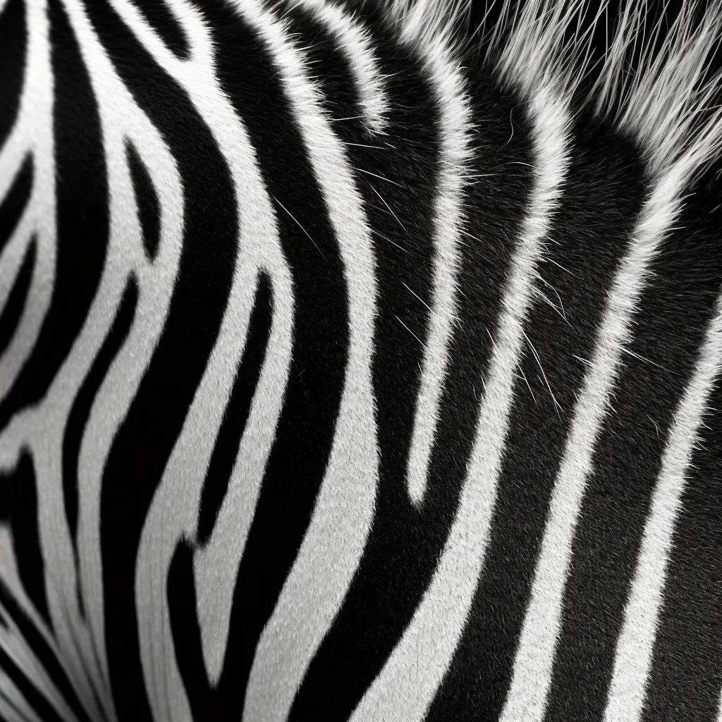 zebra stripe pattern close-up - Image 2