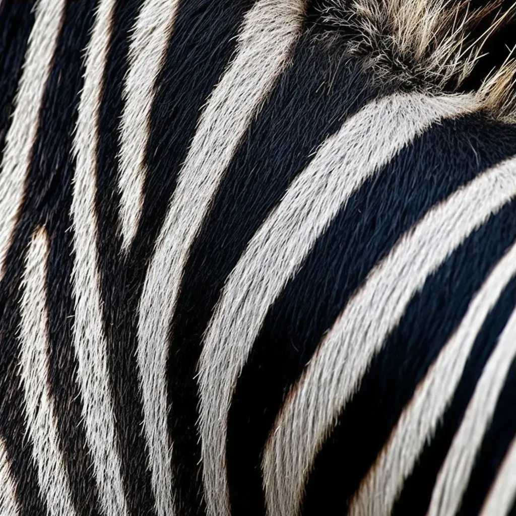 zebra stripe pattern close-up - Image 3