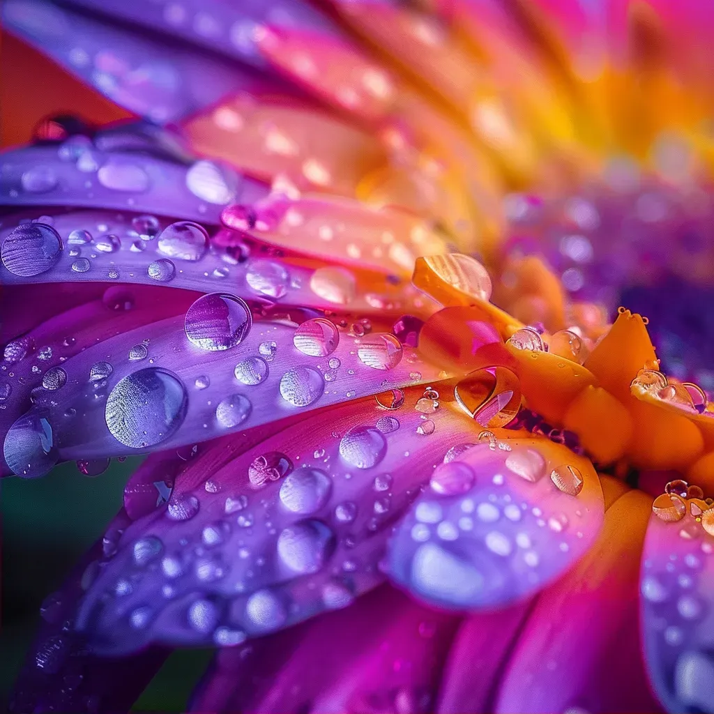 raindrops on petals - Image 2