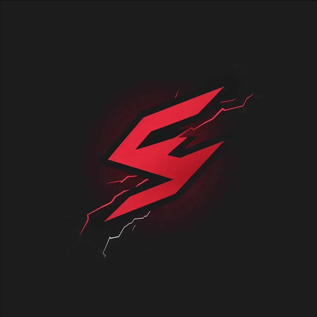 Logo with gaming mouse in red and black colors - Image 4