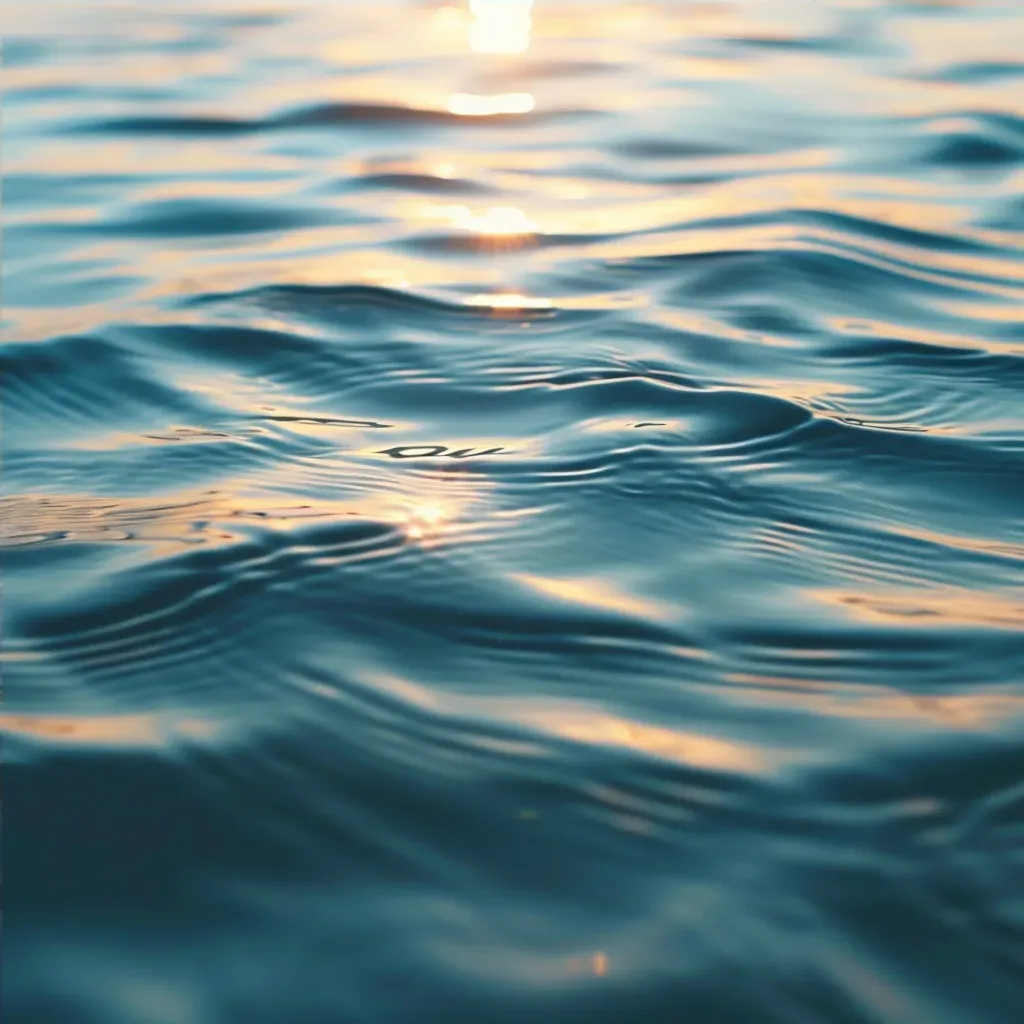 close-up of water ripples - Image 4