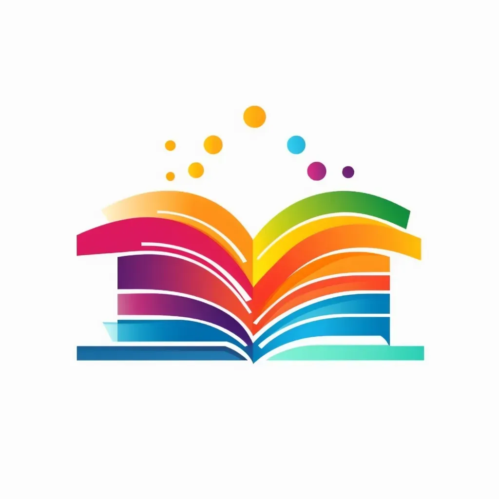 Bookstore logo with bright and bold colors - Image 3