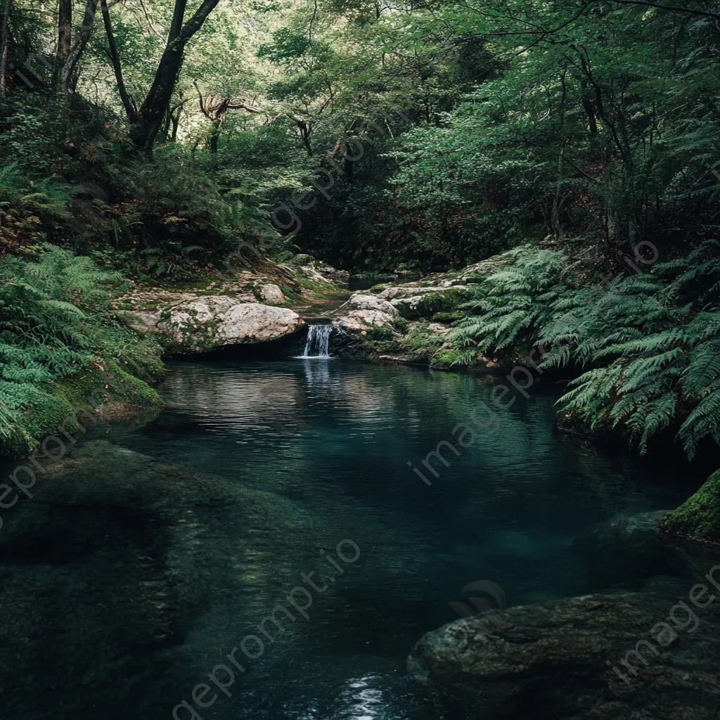 Natural spring surrounded by lush woods - Image 2