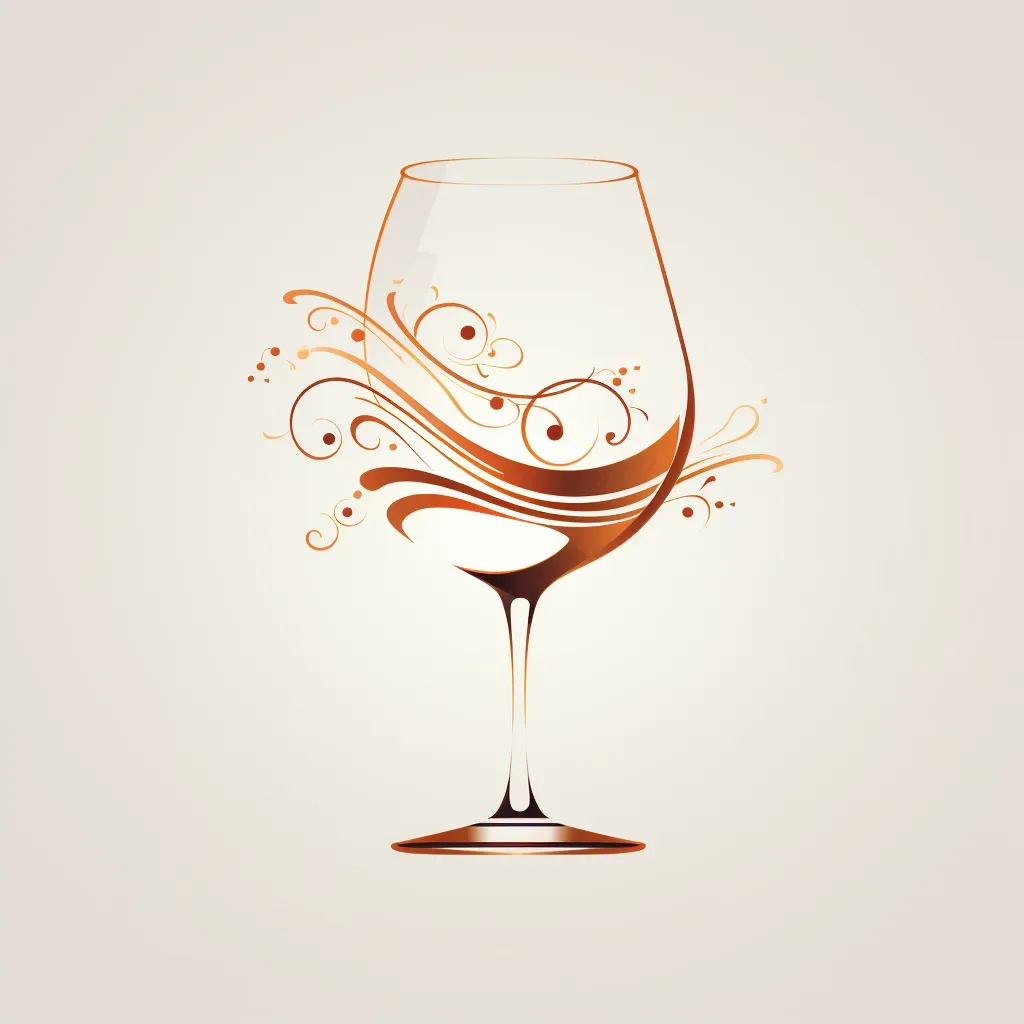 Elegant wine glass with swirling wine on white background - Image 2