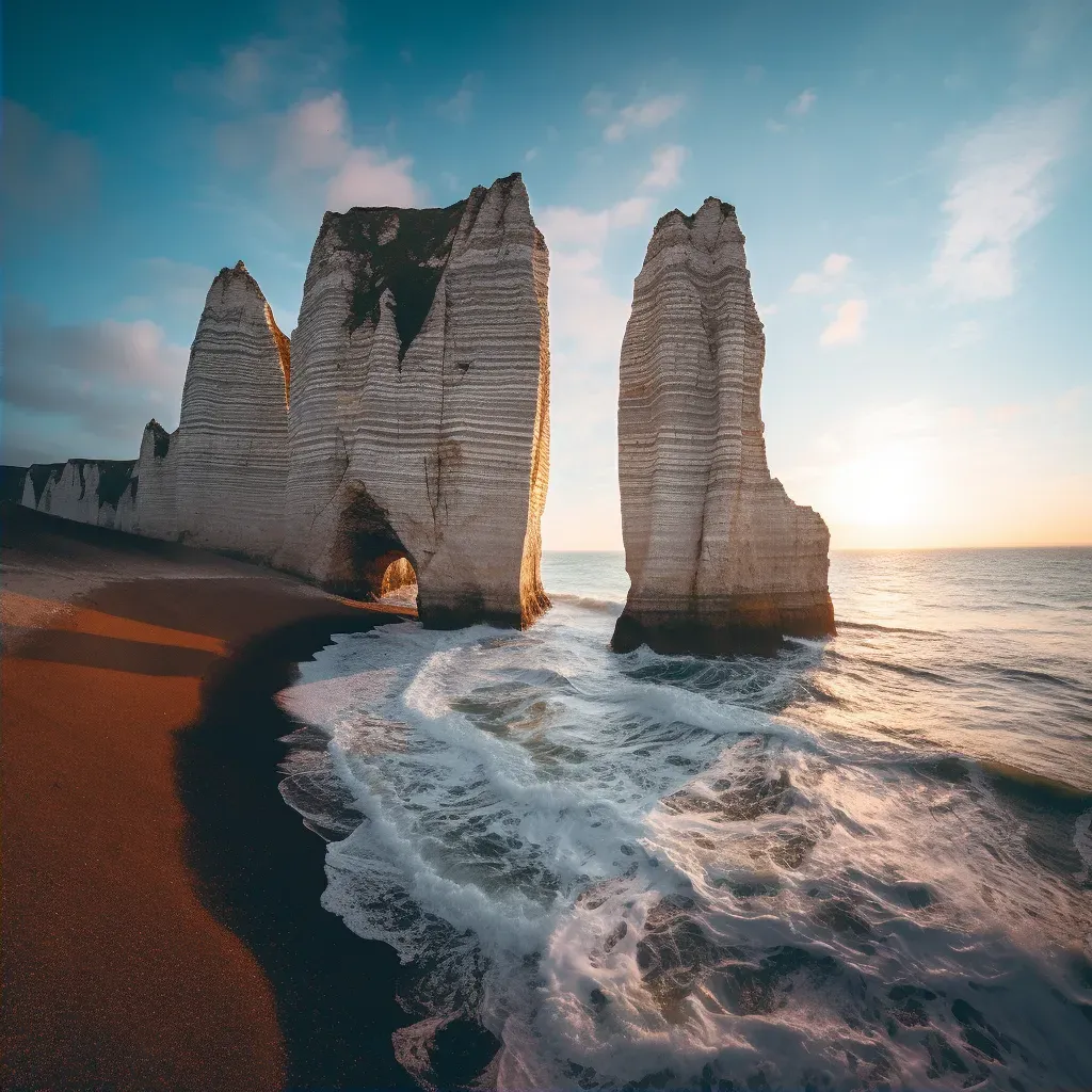 Chalk Cliffs Etretat France - Image 2