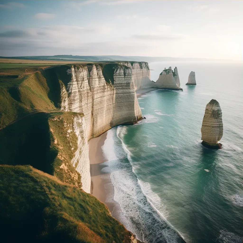 Chalk Cliffs Etretat France - Image 3