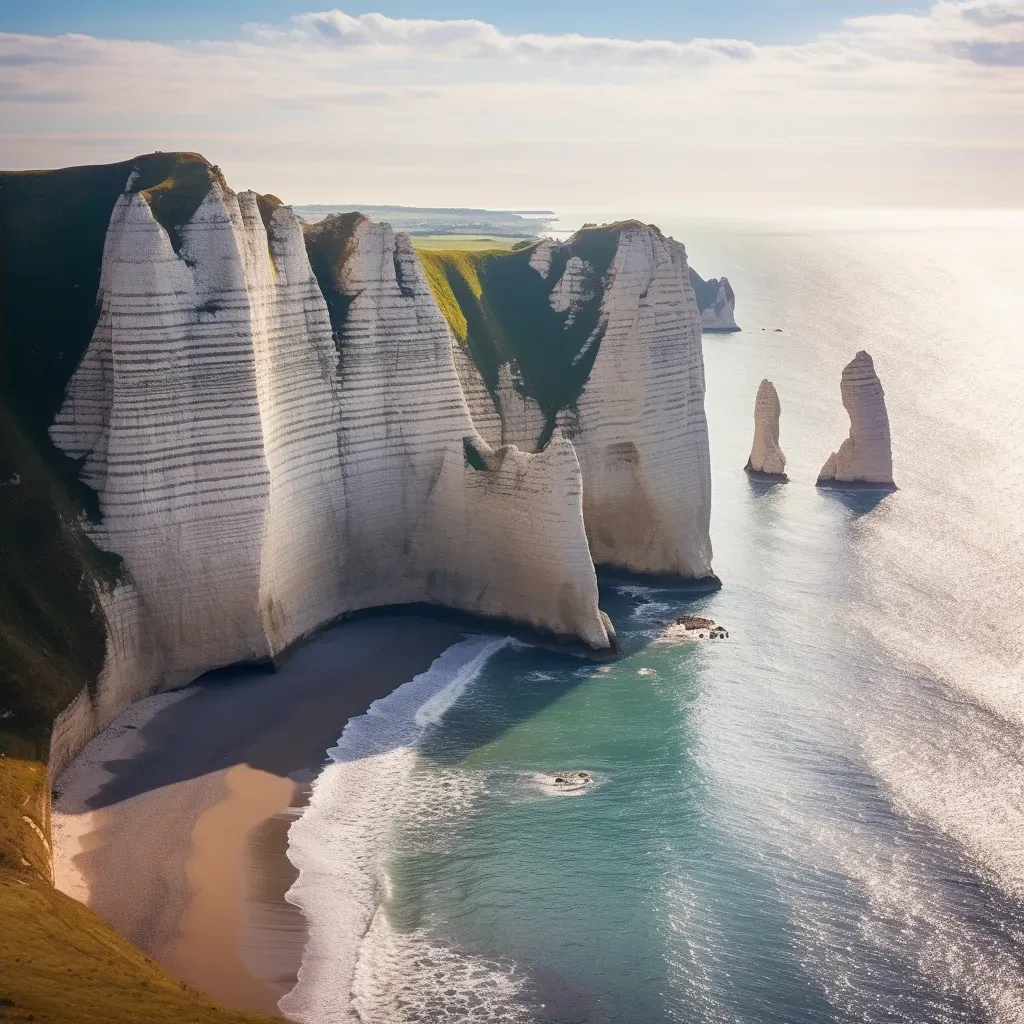 Chalk Cliffs Etretat France - Image 4