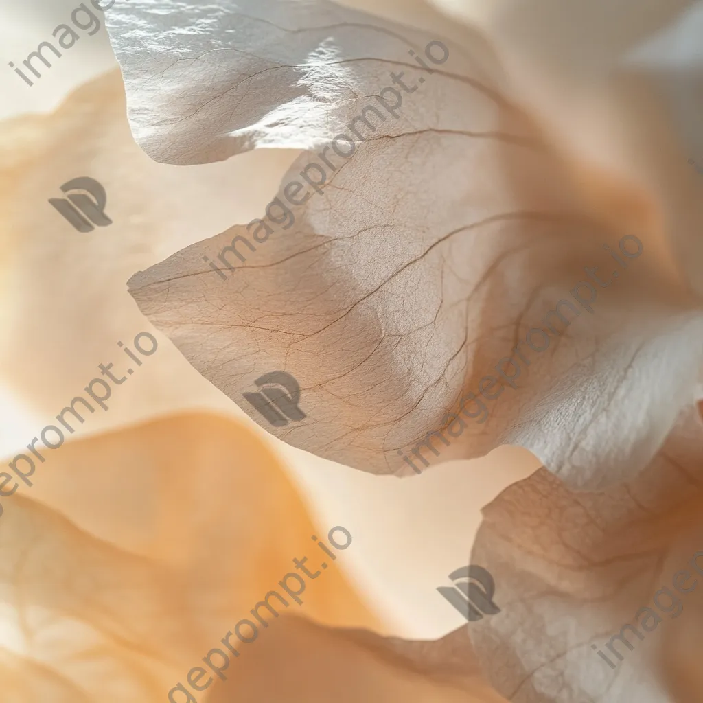 Close-up of handmade paper sheets drying in sunlight. - Image 3