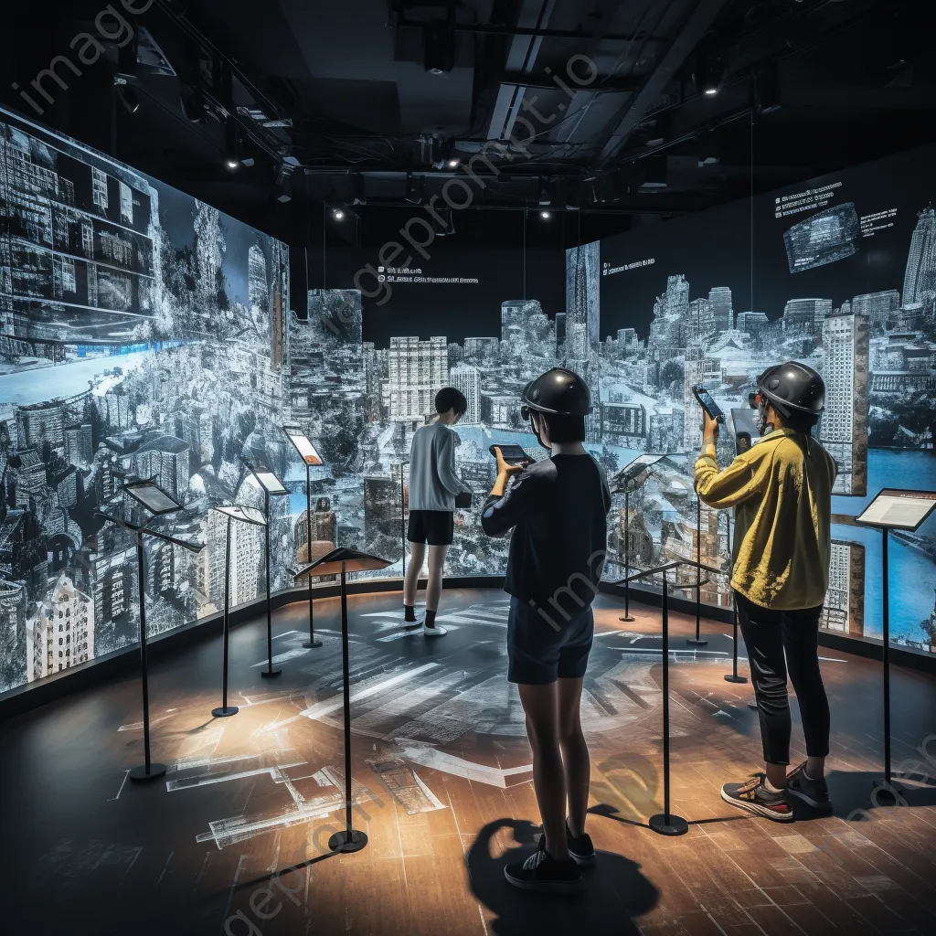 Interactive urban information center with 3D maps and virtual reality features - Image 2