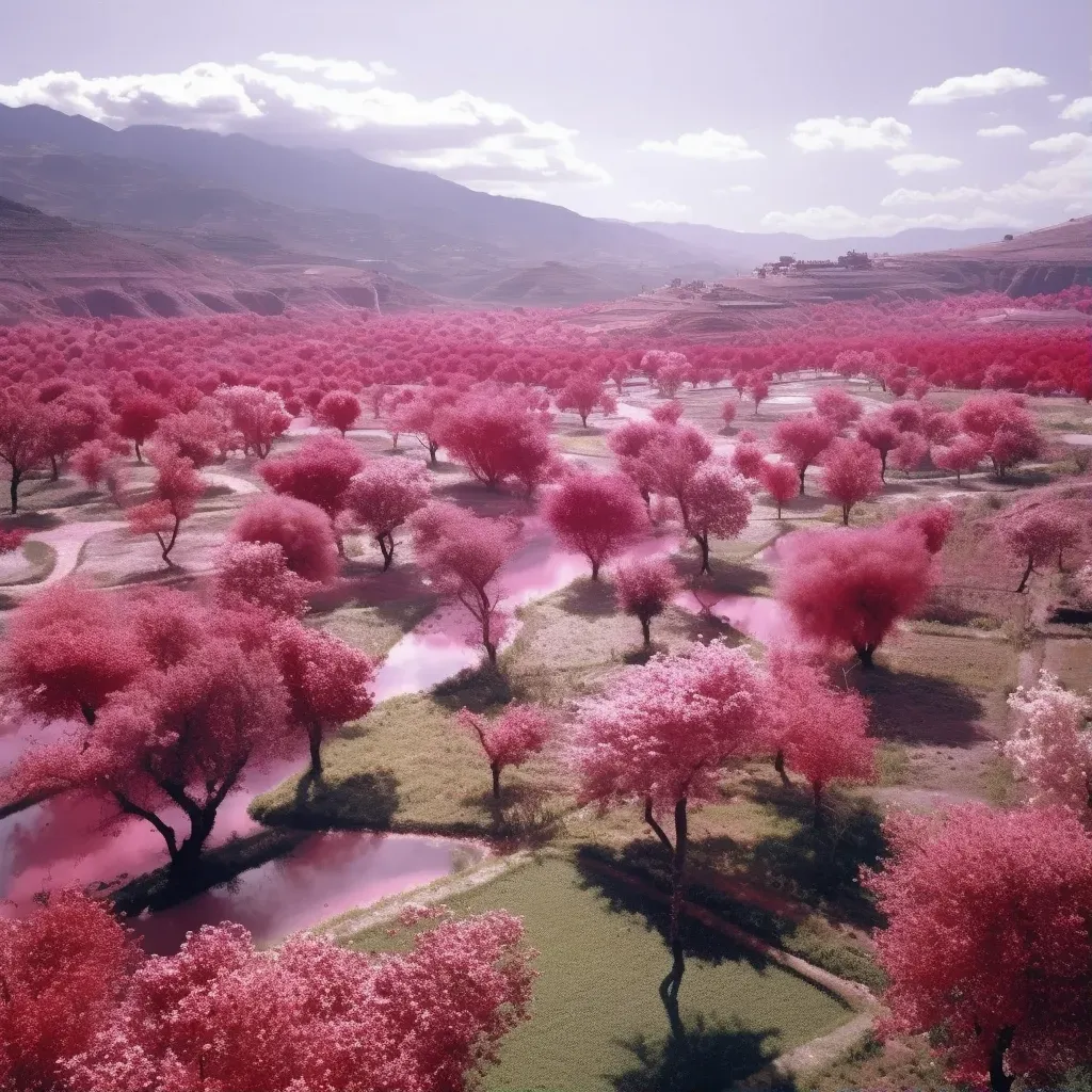 Orchard in full bloom with promising fruit trees - Image 1