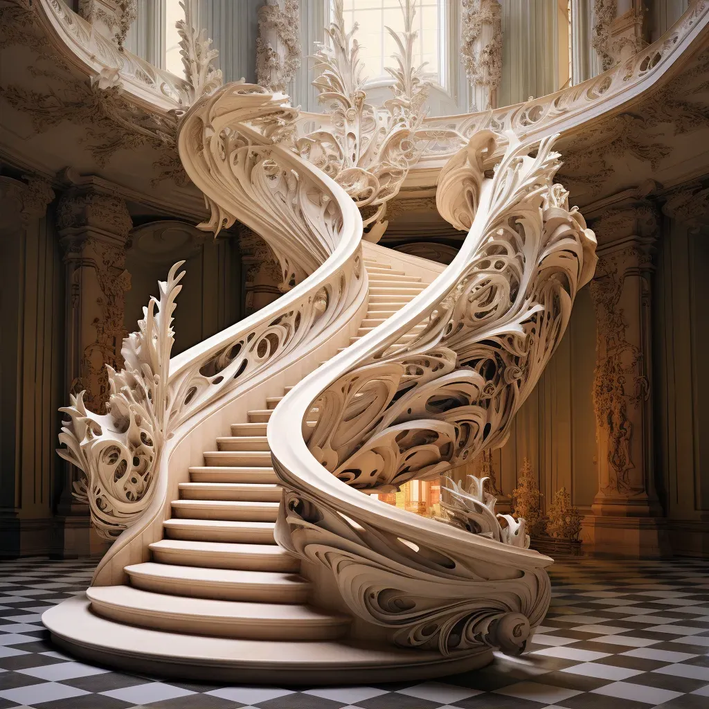 Museum Staircase Sculptures