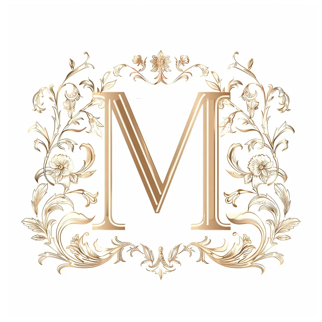 Luxury Floral Letter Mark Logo - Image 4