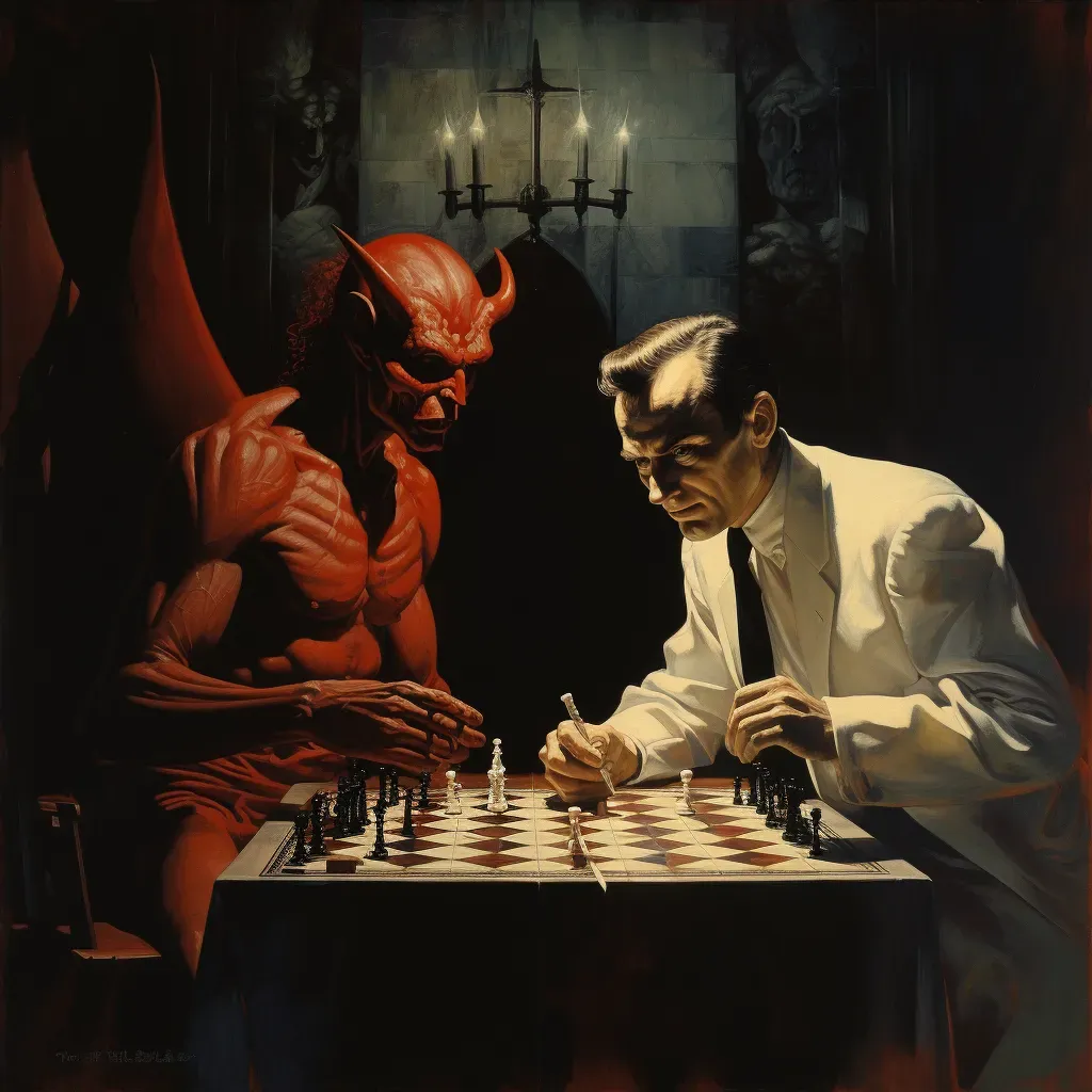 Chess game: angel vs devil - Image 4