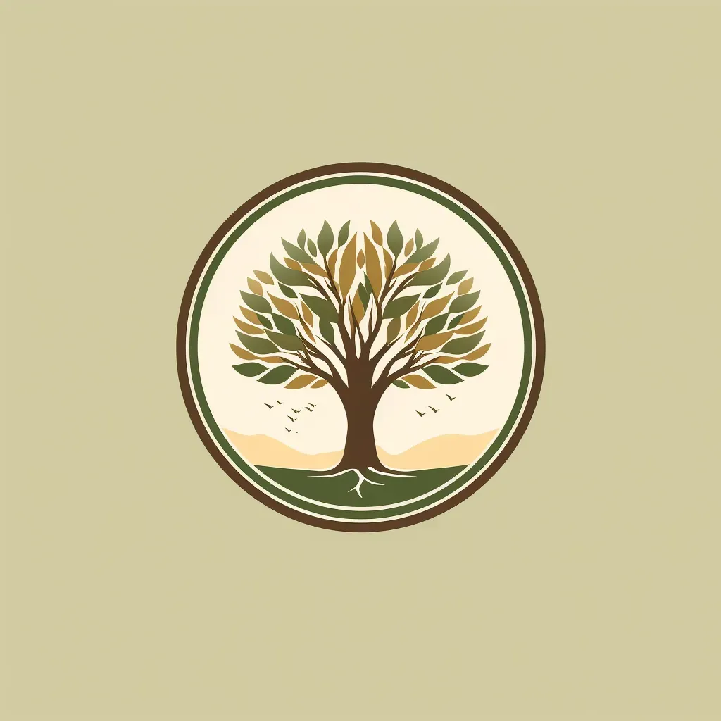 minimalist tree silhouette logo - Image 3