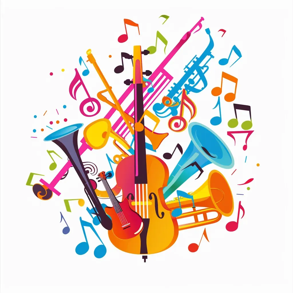 Colorful music festival logo - Image 1