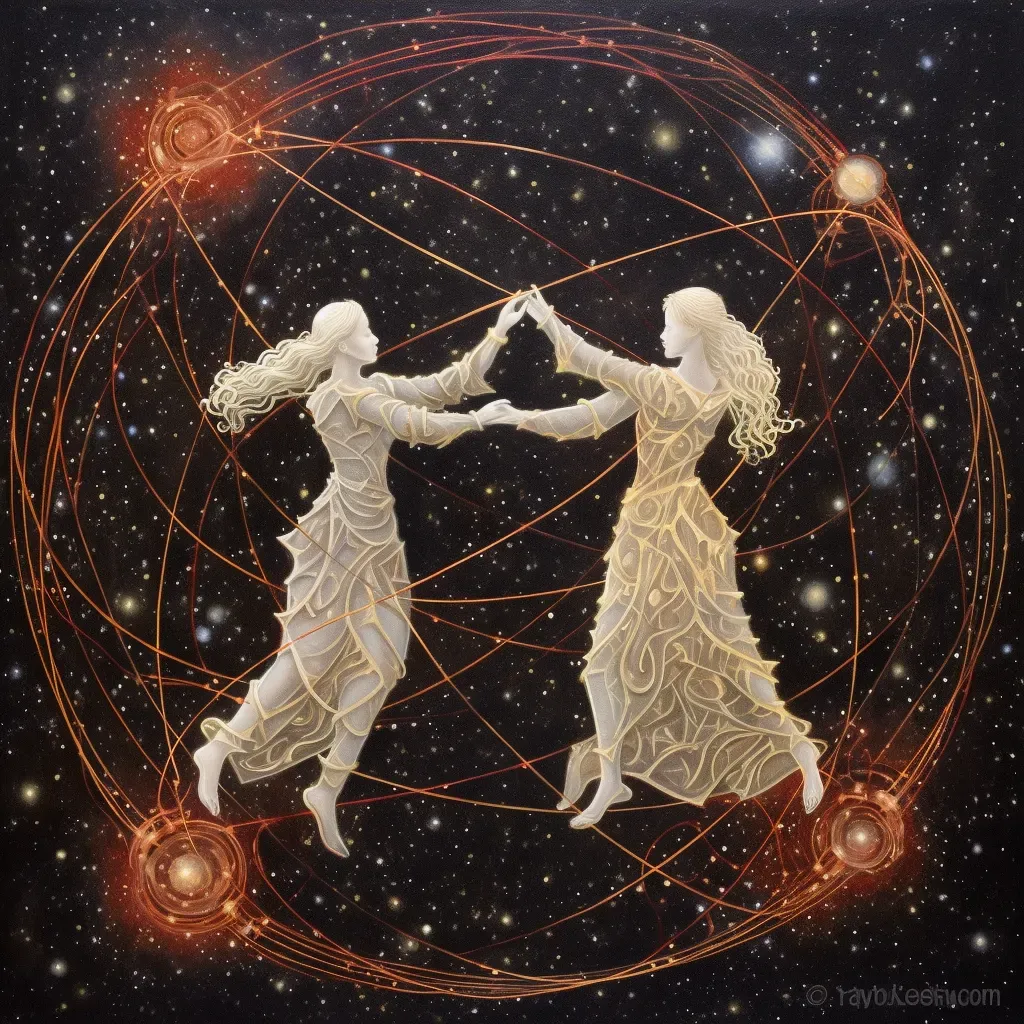 Graceful image of binary stars embracing in a gravitational dance of unity - Image 3