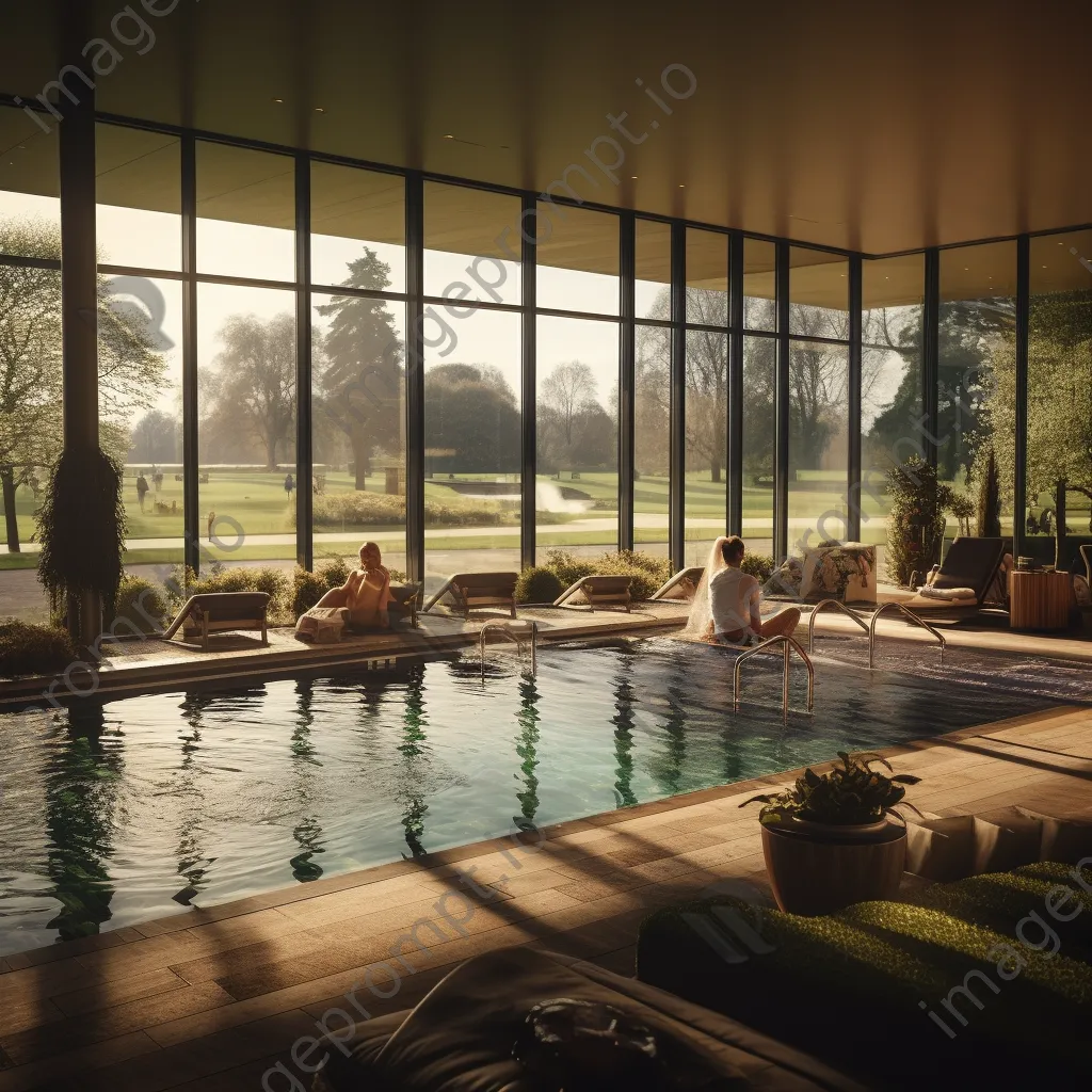 Luxury golf spa with relaxing areas for golfers - Image 1