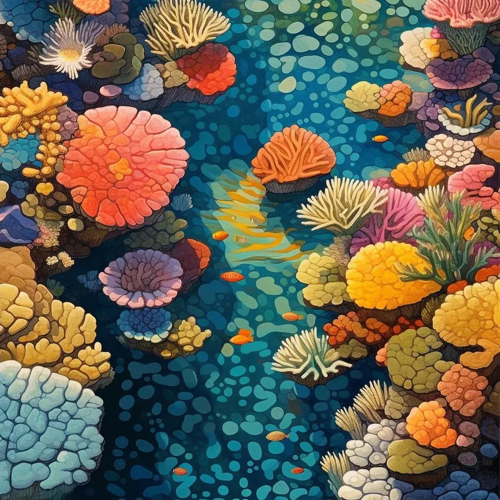 Colorful coral reef in clear blue waters - Image 2