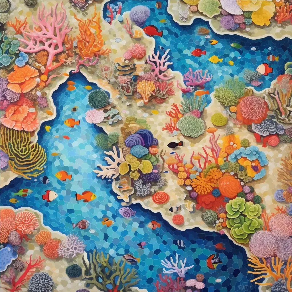 Colorful coral reef in clear blue waters - Image 4