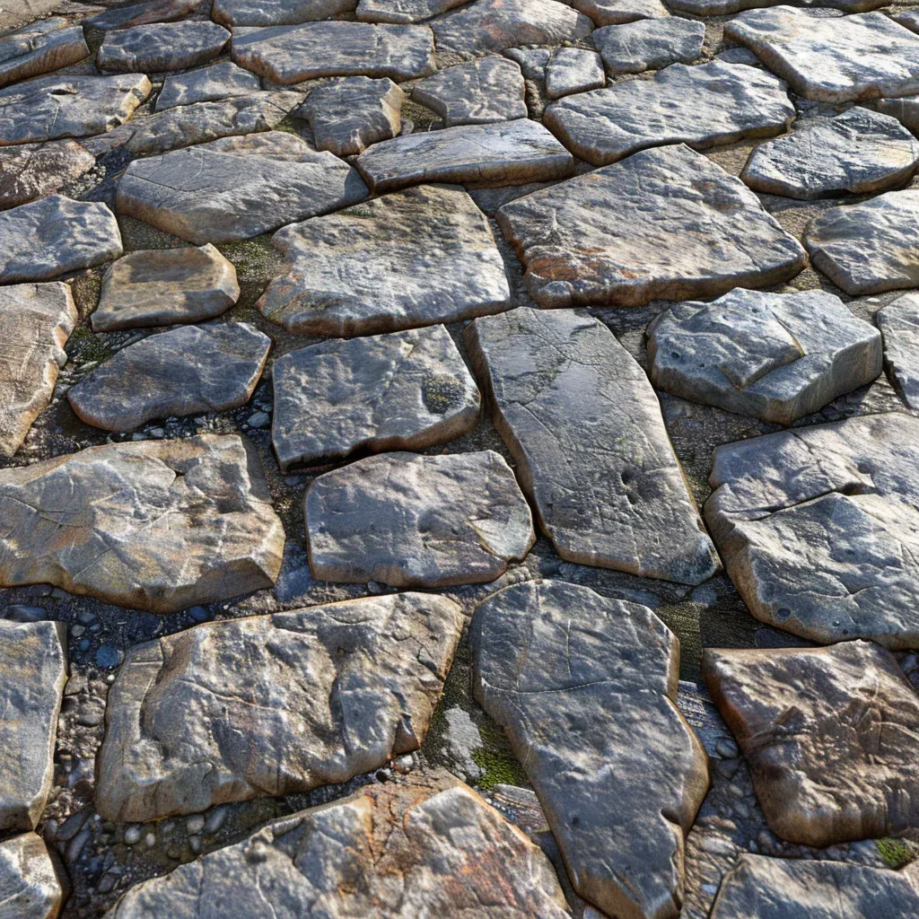 close-up of cobbled path - Image 3