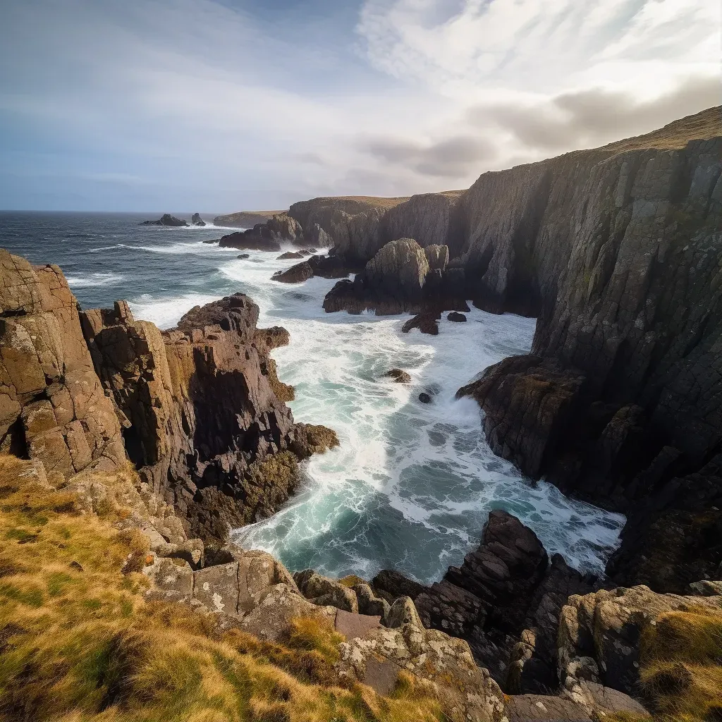 Ceillunraid Cliffs Scotland